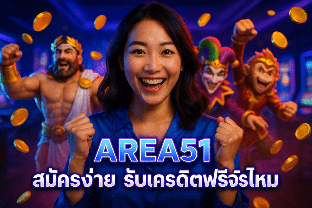 AREA51 สมัครง่าย รับเครดิตฟรีจริงไหม