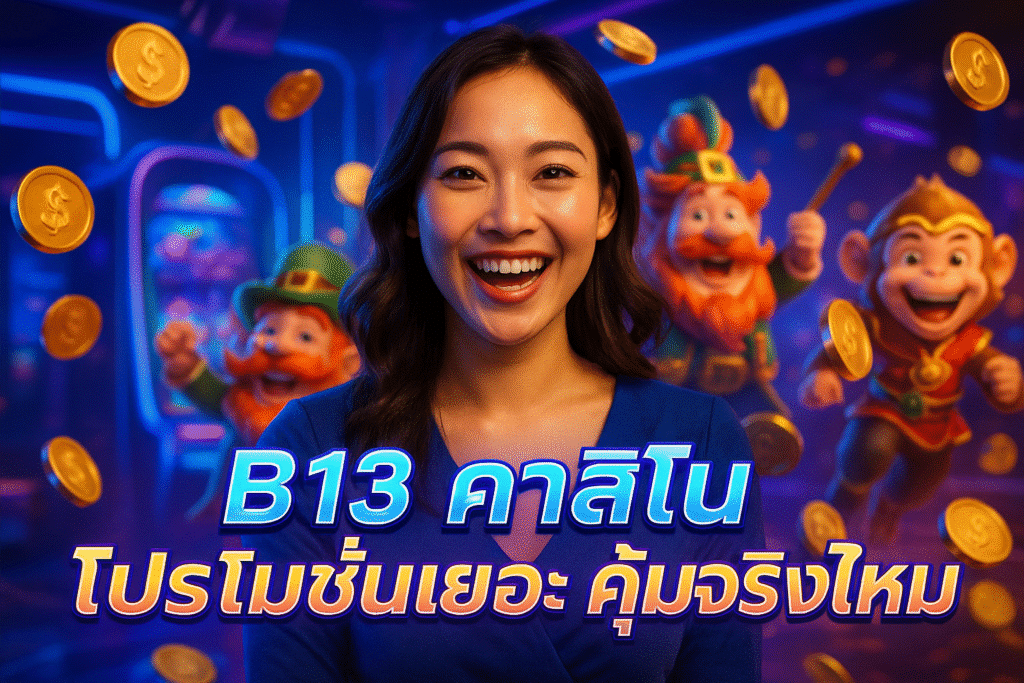 B13 คาสิโน โปรโมชั่นเยอะ คุ้มจริงไหม